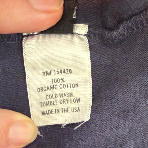 Clare V OUi Non Tshirt navy red Small - Picture 7 of 7